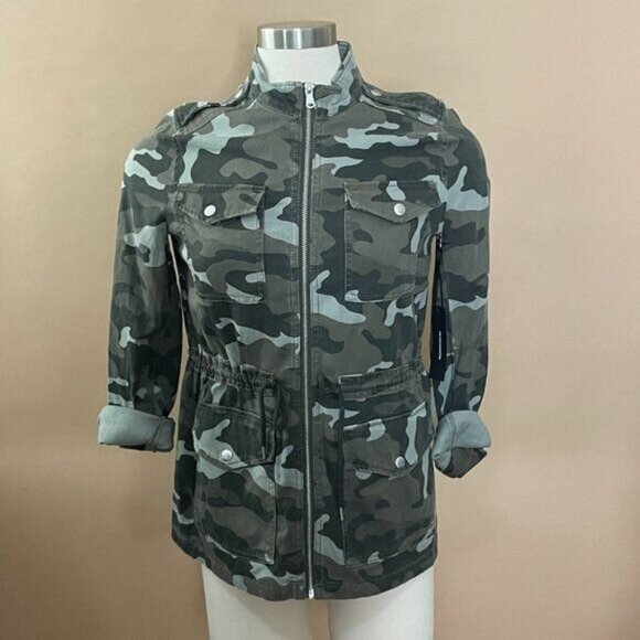 Express Jackets & Blazers - Express Camo Utility Jacket Womens Size S